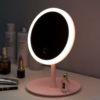 Makeup Backlit Mirror Light With Natural White LED Daylight Vanity Mirror Detachable/Storage Base 3 Modes To espelho lustro LD